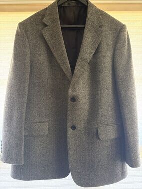 John Ashford Gray Herringbone Sport Coat